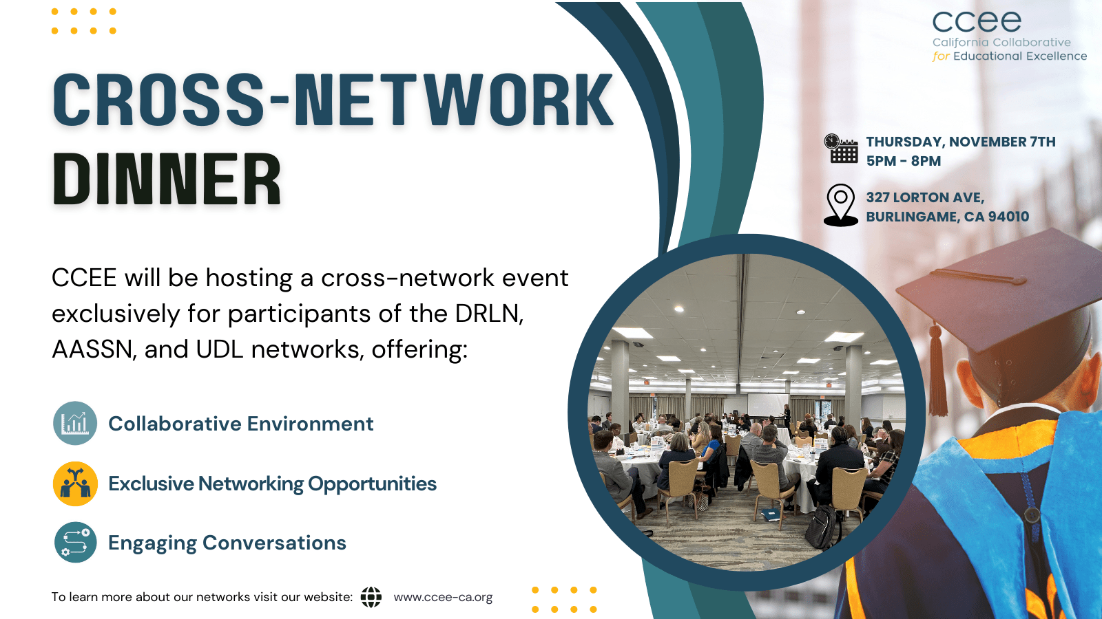 Cross Network Dinner -graphic