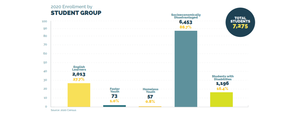 IUSD 2020 Enrollment by Student Group