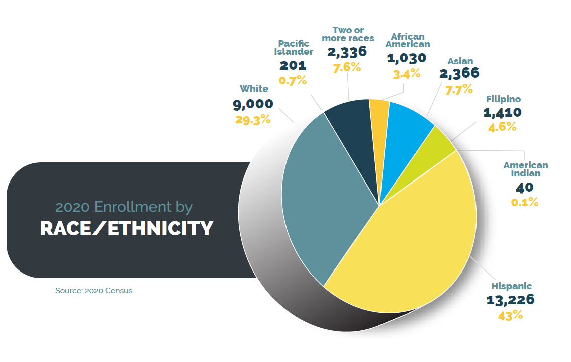 2020 Enrollment by Race Ethnicity