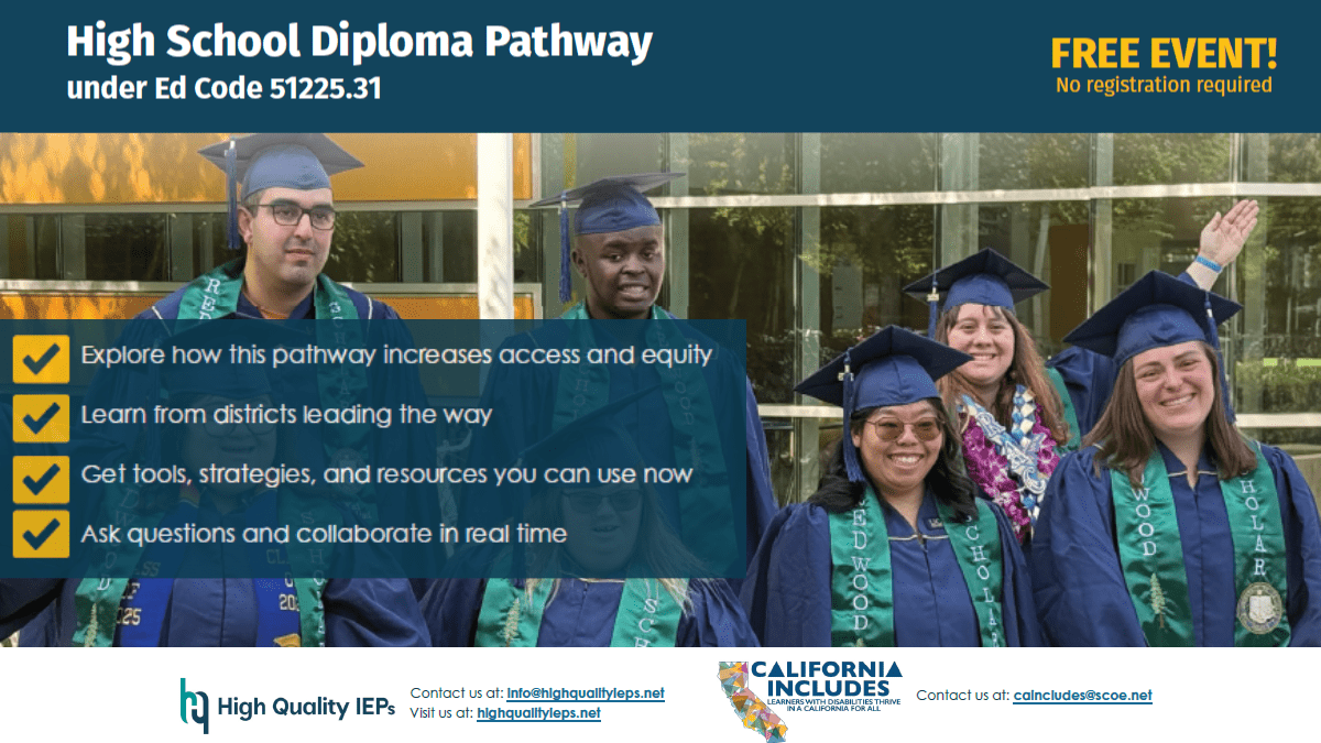 Statewide System of Support News: High School Diploma Pathway